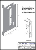 This link will take you to a Mortise Lock Reinforcement PDF provided by JR Metal Frames. 