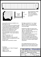 Flush Honeycomb Core Door PDF provided by JR Metal Frames.