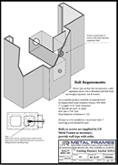 Metal Frame Anchors Manufactured By Jr Metal Frames