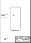 3 Sided Welded Frame PDF provided by JR Metal Frames.