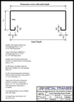 Cased Opening Frame Profile PDF provided by JR Metal Frames.