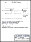 Kerfed Frame PDF provided by JR Metal Frames.